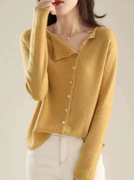 Ynessa | Chic og komfortabel knappet cardigan