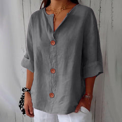 LuftLinn™ – Avslappet sommerbluse i lin