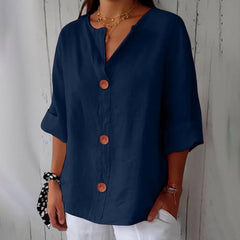 LuftLinn™ – Avslappet sommerbluse i lin