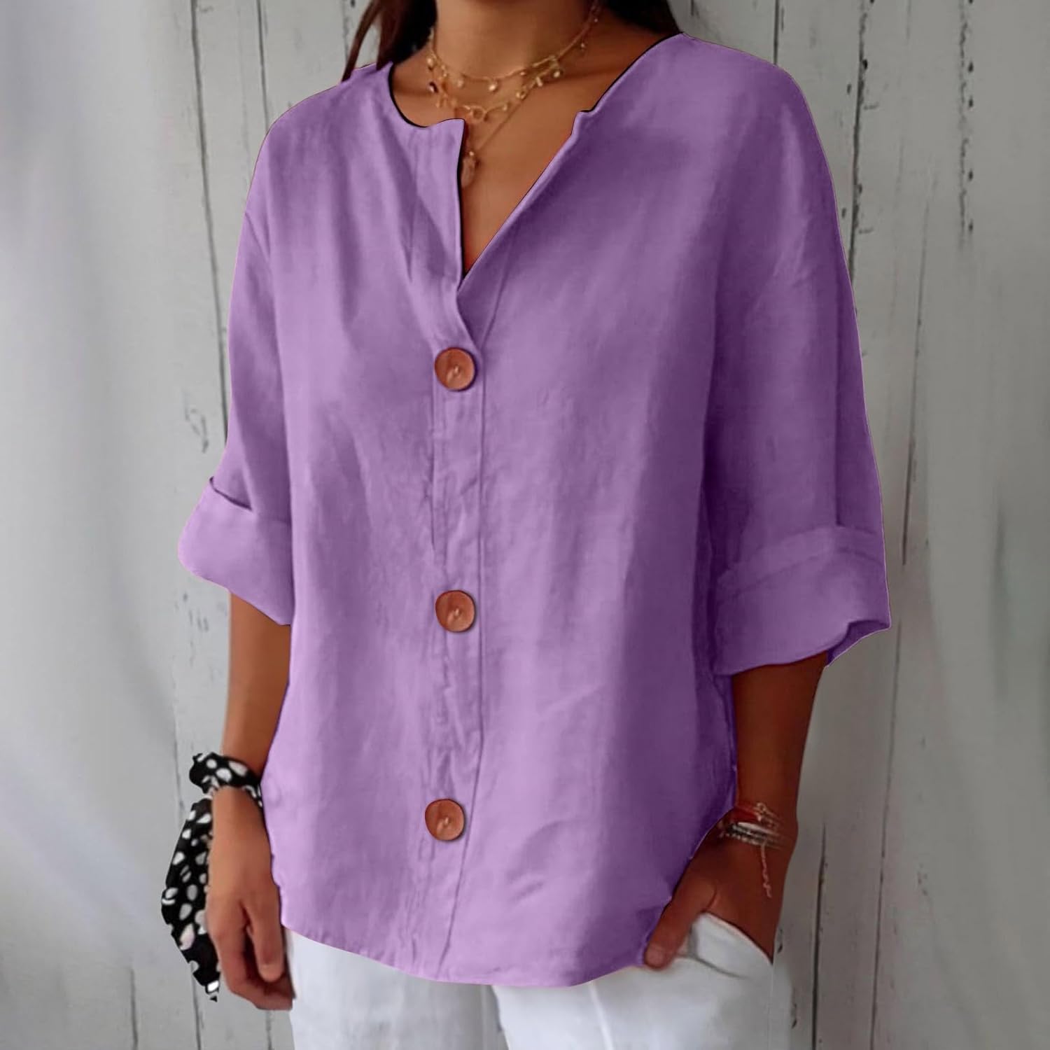 LuftLinn™ – Avslappet sommerbluse i lin