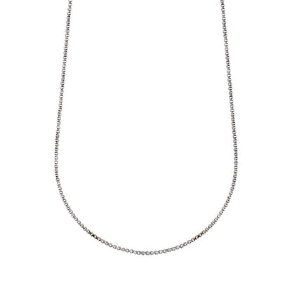 Collier NANCY 50 cm i sølvbelagt