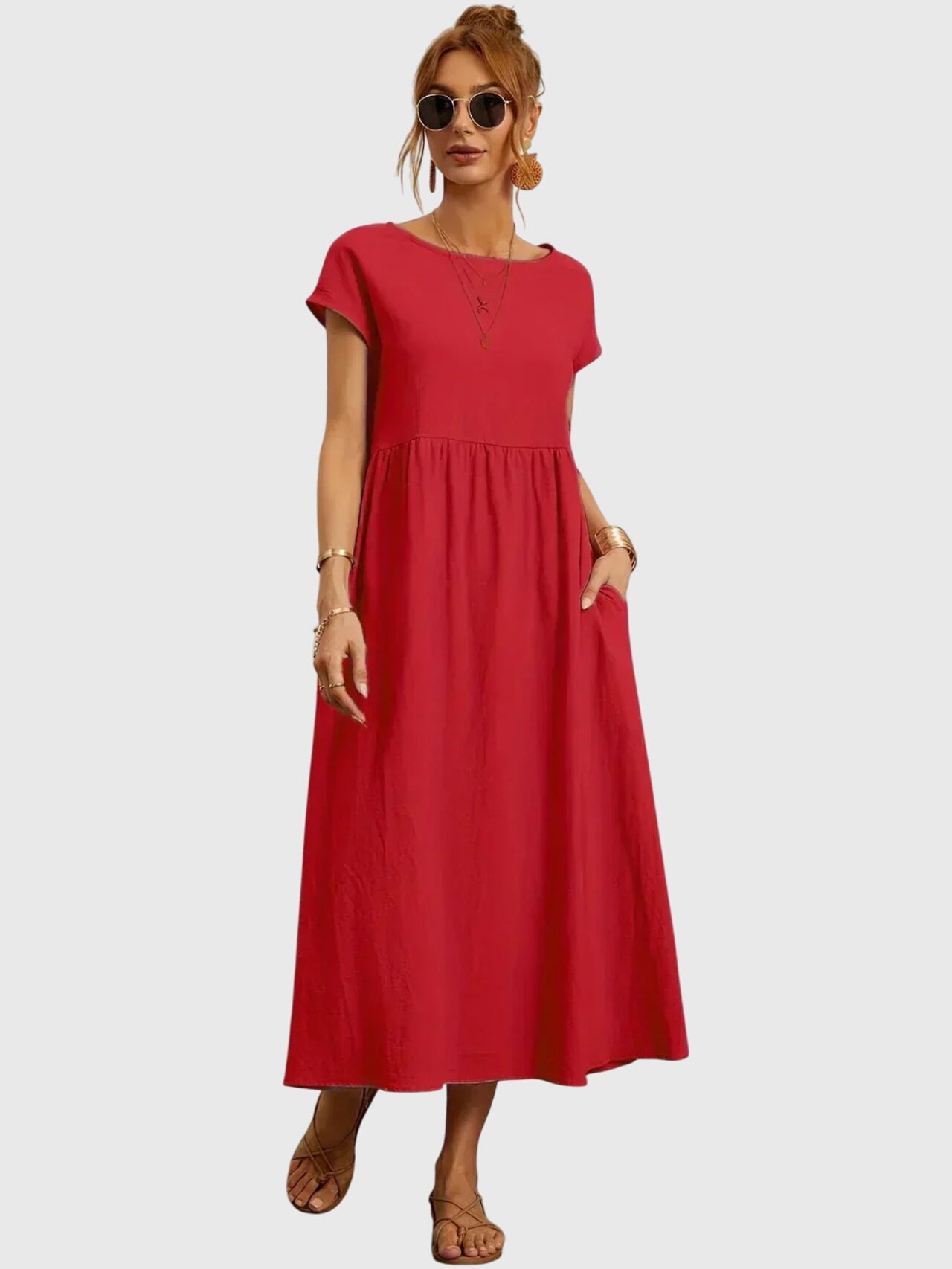 Gloria | Chic kjole med lommer