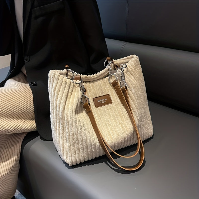 Flair. - Myke cordfløyels crossover-veske