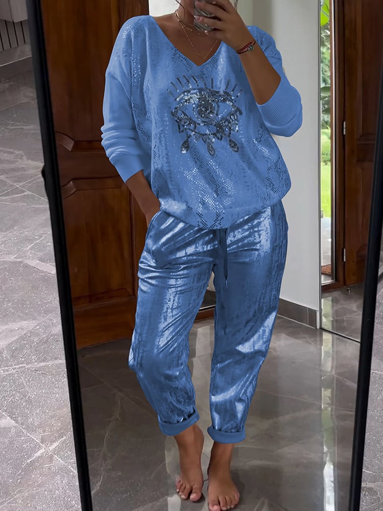 Ethel | Sett med Glitrende og Skinnende Ondt Øye