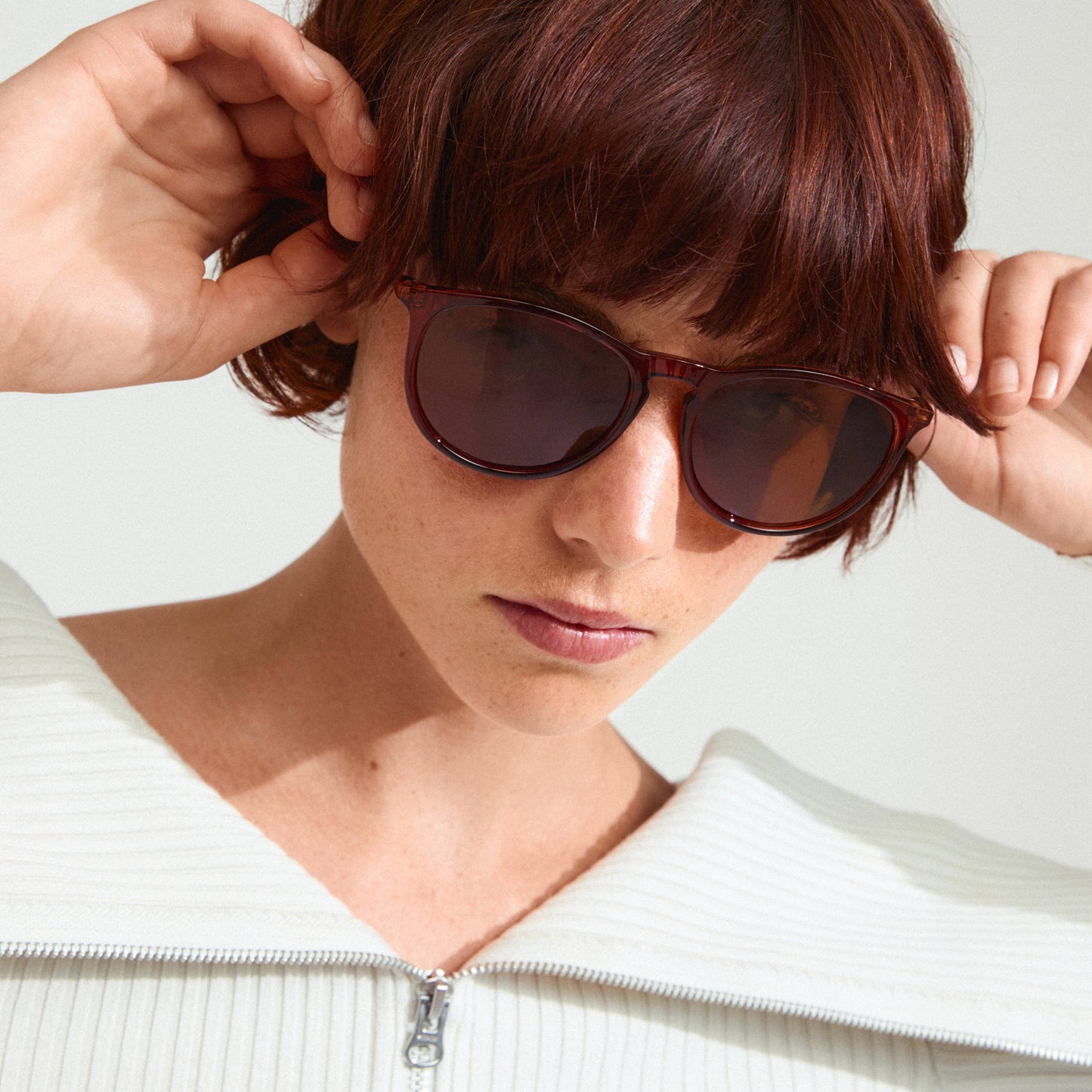 VANILLE solbriller brun/gull