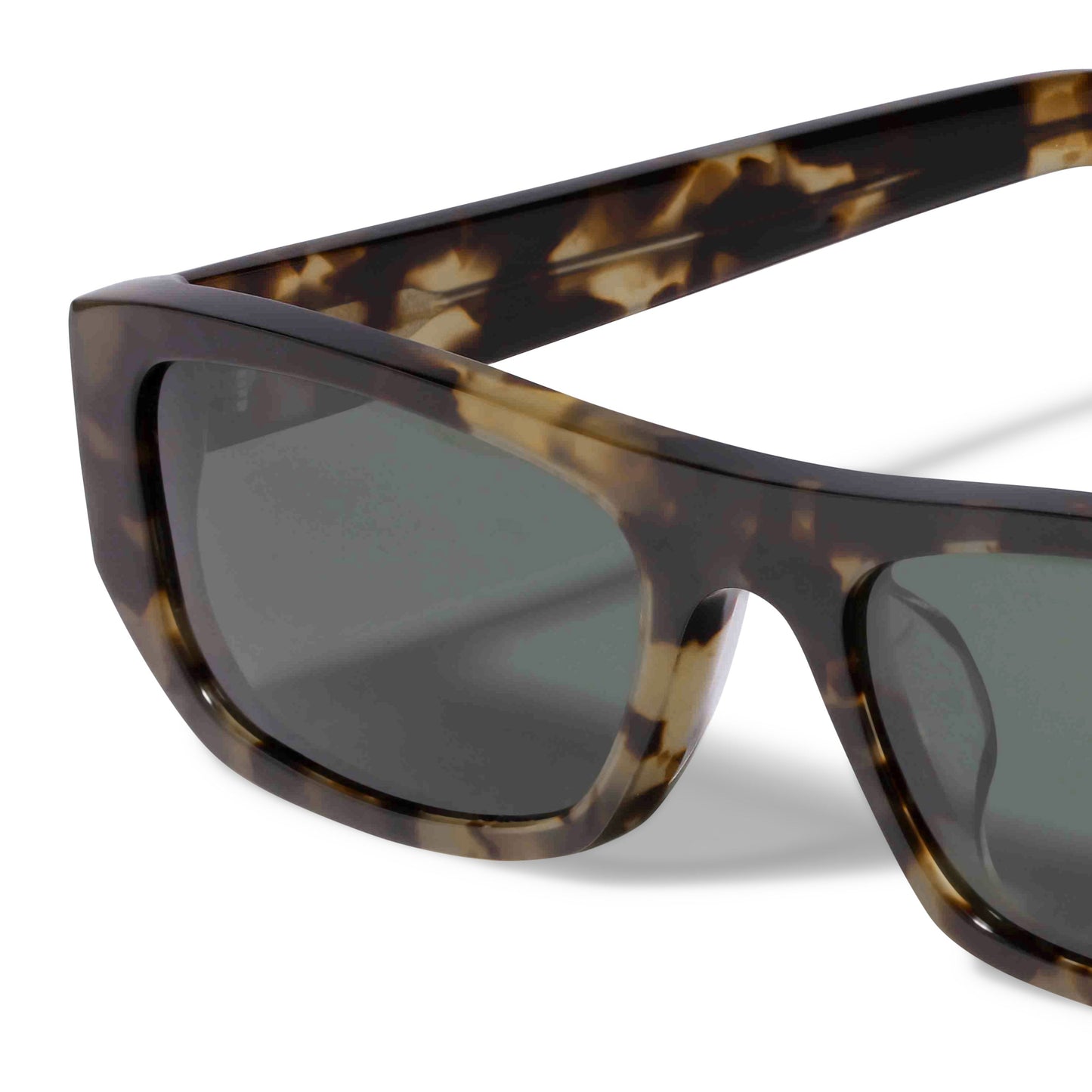 AINSLEY solbriller tortoise-brun