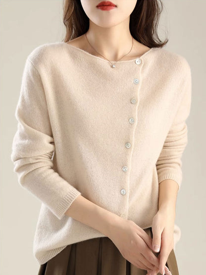 Ynessa | Chic og komfortabel knappet cardigan