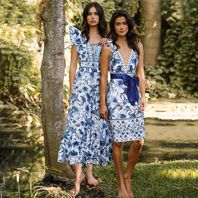 Seraphina | Chic to-dels badedrakt med V-hals