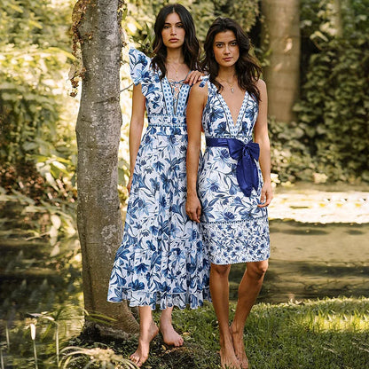 Seraphina | Chic to-dels badedrakt med V-hals