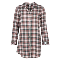 Lady Avenue Cotton Flannel nattskjorte, multi