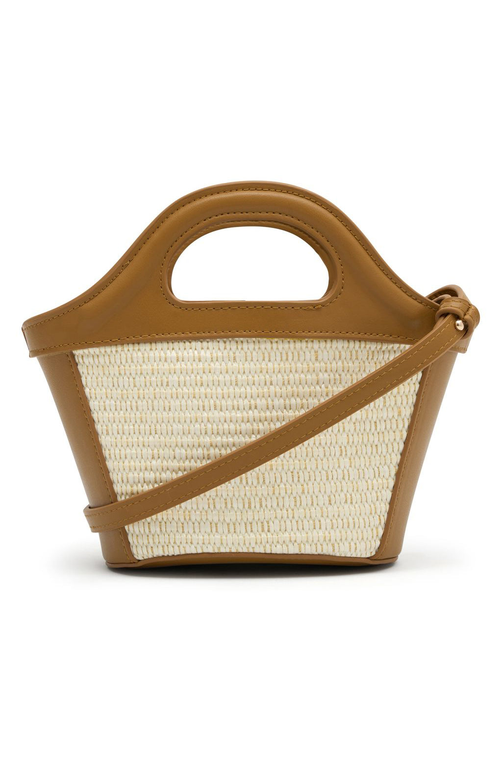 SORELLE – Mini stråveske med håndtak
