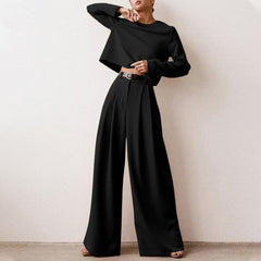 KAMIYAH - Elegant palazzosett i to deler