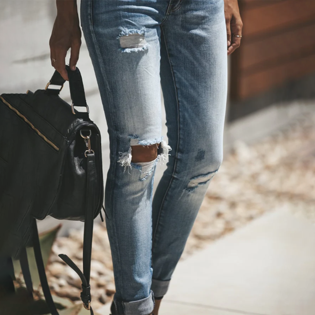 LISELOTTE - Kvinner rippede jeans