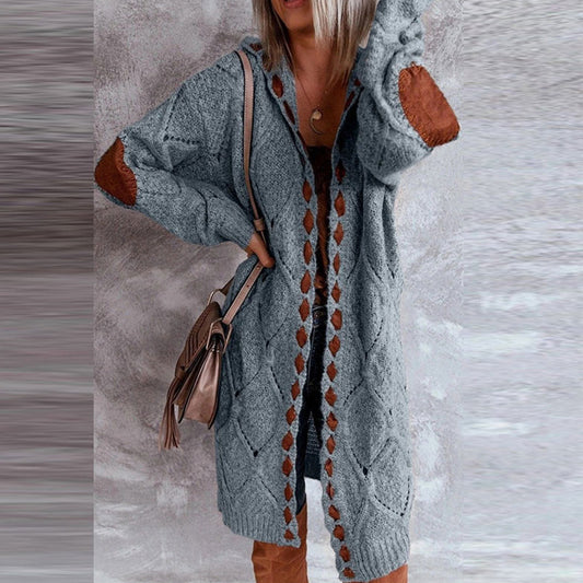 SOPHIA - Fasjonabel hettegenser cardigan