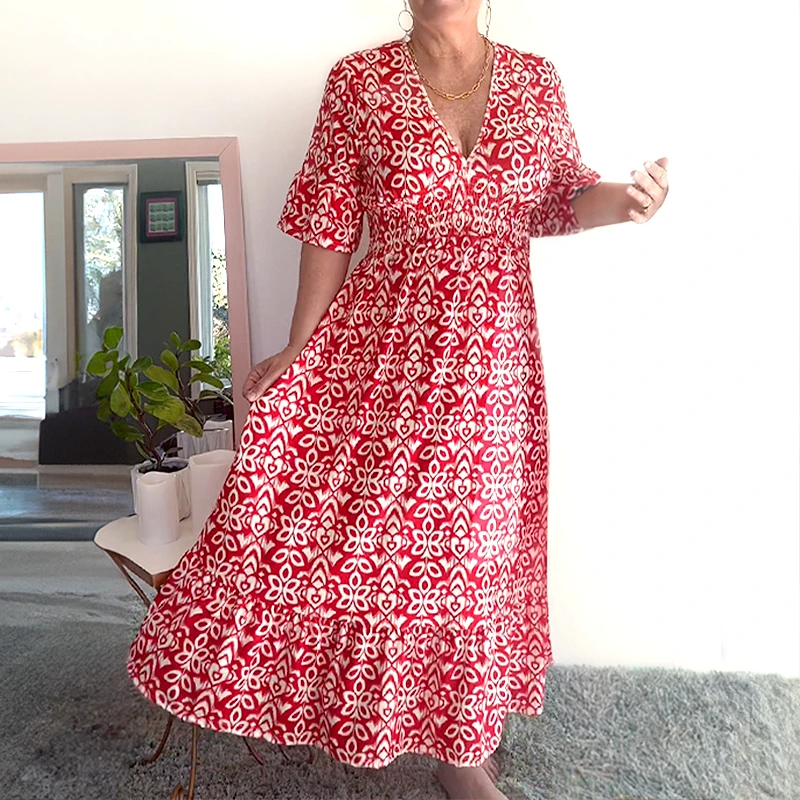 Huxley | Bohemsk mønstrete kjole