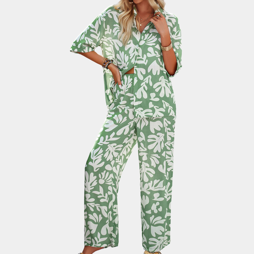 Brigida - To-delt sommerantrekk for kvinner - Perfekt for solfylte dager