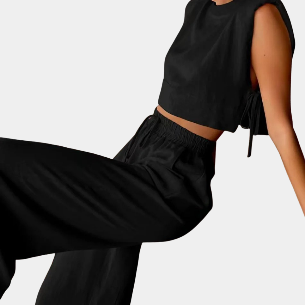 Leonie - Avslappet 2-delt sett for kvinner til sommeren