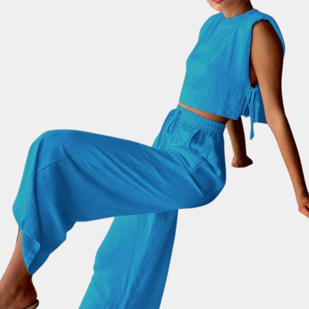 Leonie - Avslappet 2-delt sett for kvinner til sommeren