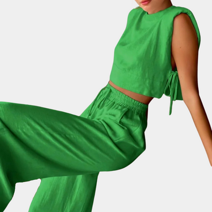 Leonie - Avslappet 2-delt sett for kvinner til sommeren