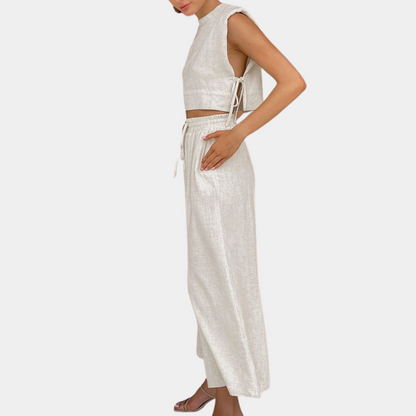 Leonie - Avslappet 2-delt sett for kvinner til sommeren