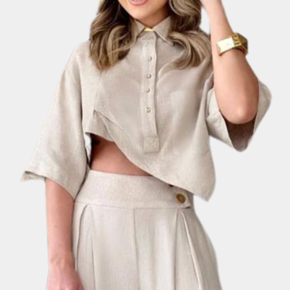 Vija - Avslappet ensemble for kvinner i 2 deler til sommeren