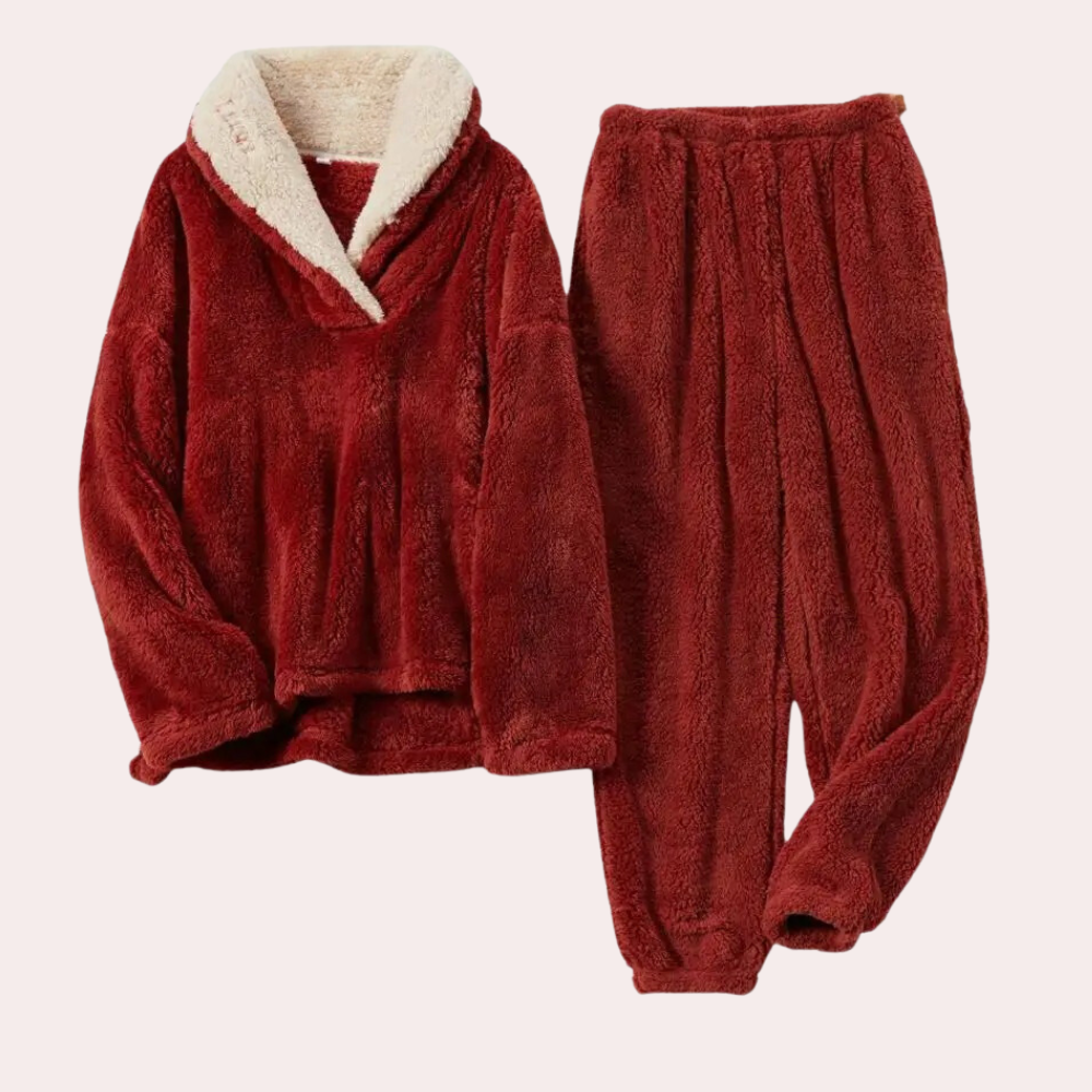 Komfortabelt og luftig pyjamassett for kvinner