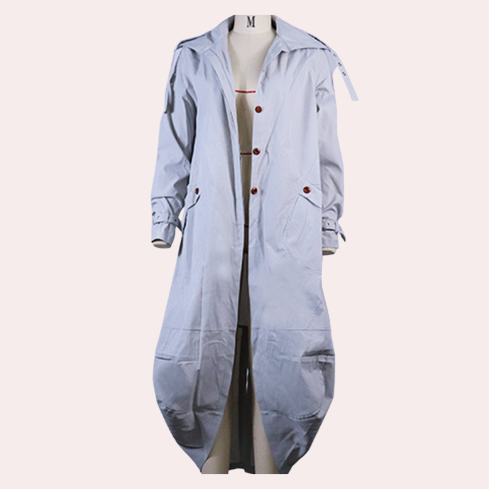 Lang trendy kåpe for kvinner