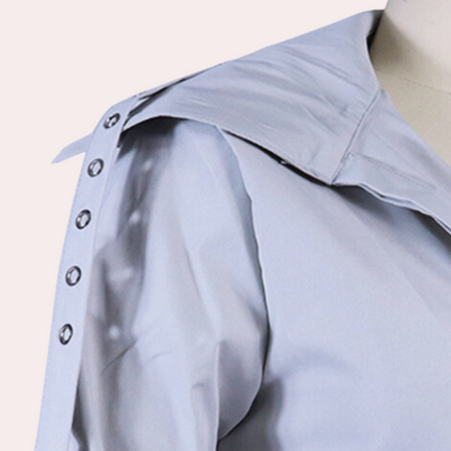 Lang trendy kåpe for kvinner