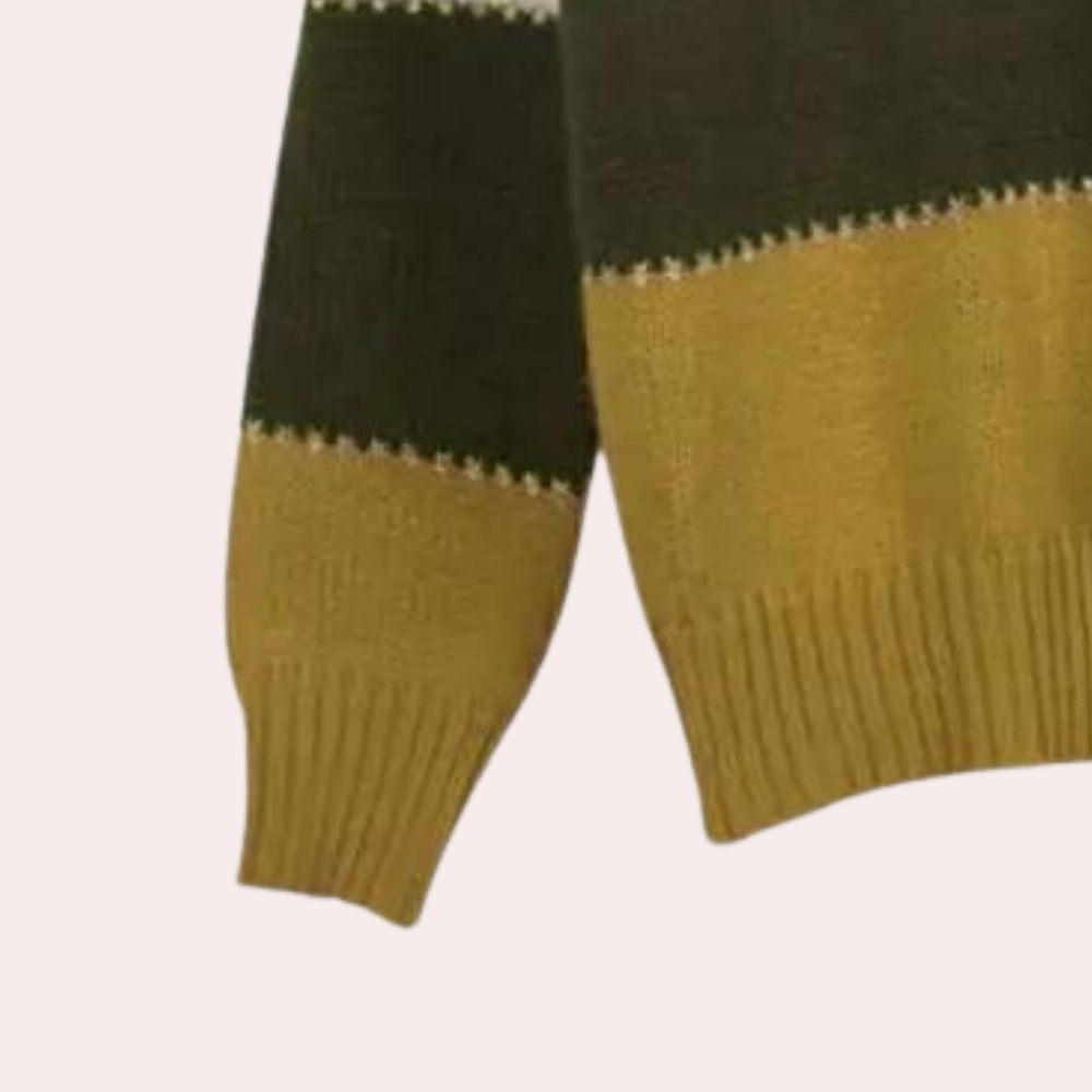 Claire - Elegant stripete genser for kvinner