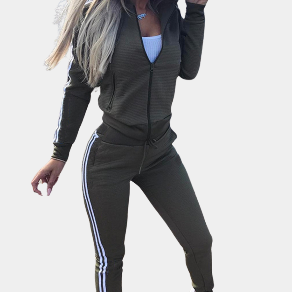 Stilig 2-delt joggingsett for kvinner