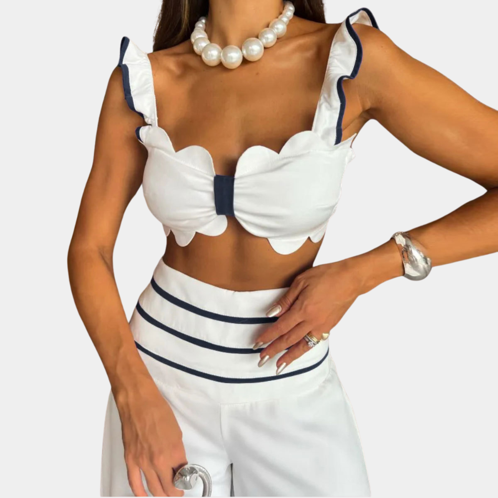 Liesl - Elegant todelt sommersett for kvinner