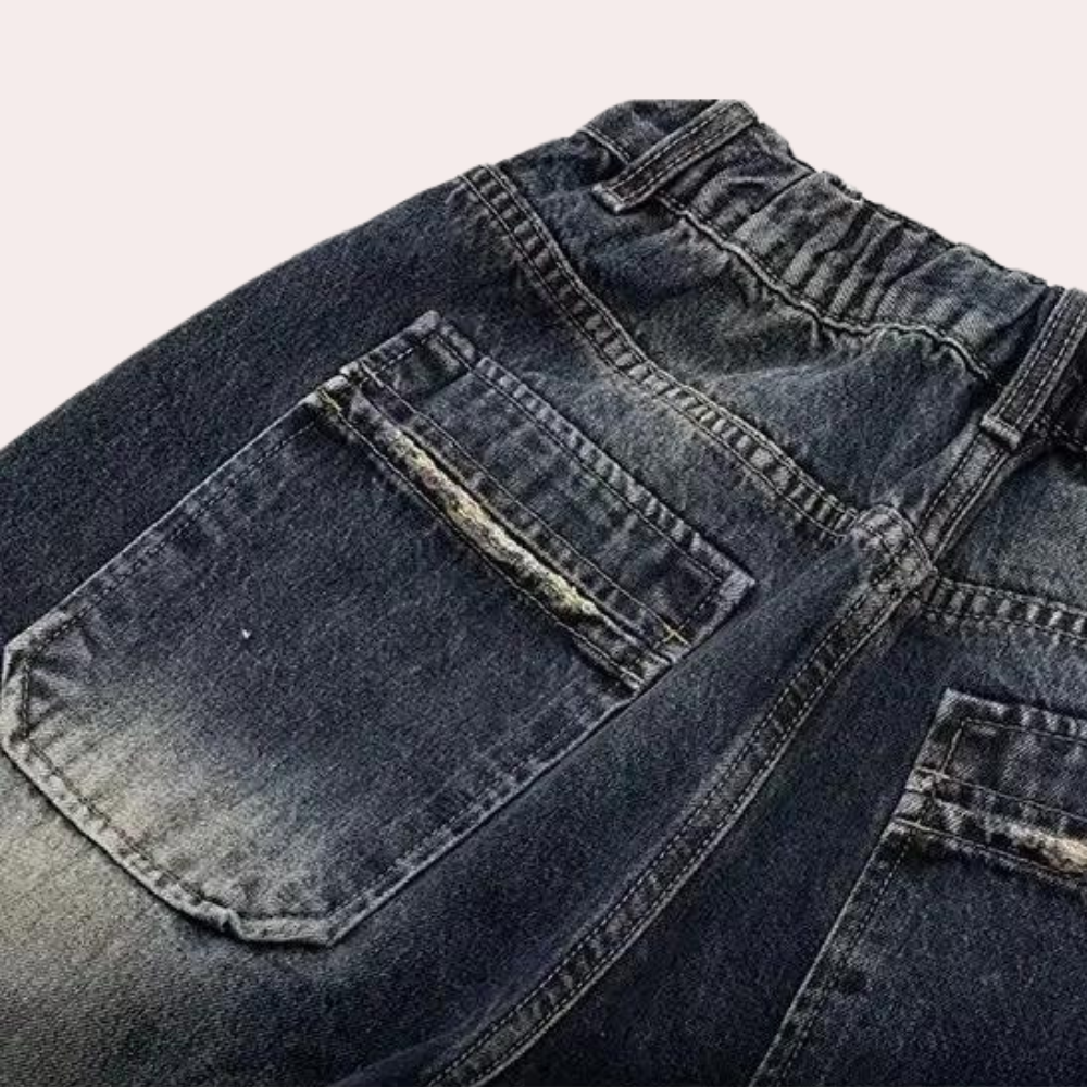 Kateryna - Avslappede baggy jeans for kvinner