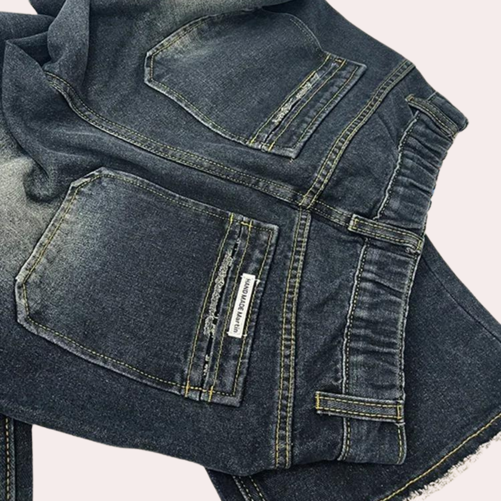 Kateryna - Avslappede baggy jeans for kvinner