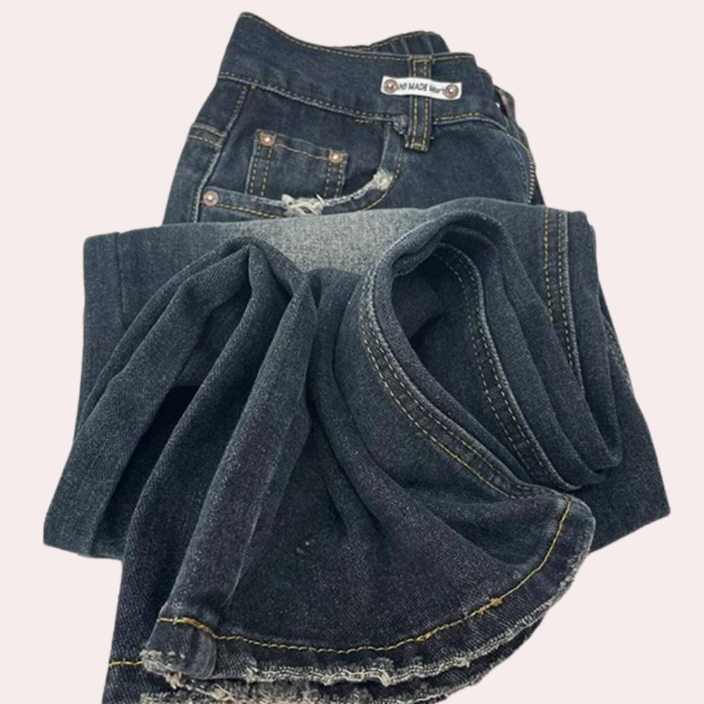 Kateryna - Avslappede baggy jeans for kvinner
