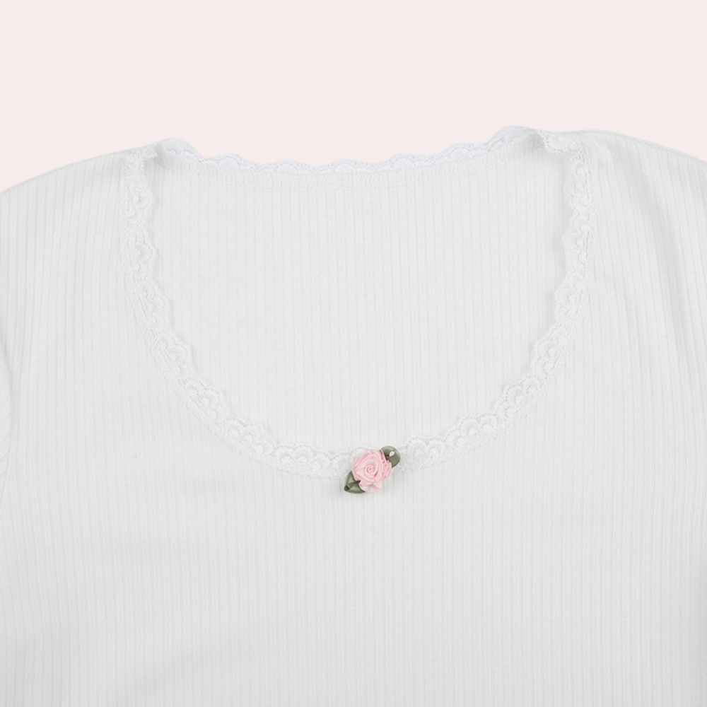 Klassisk Sommerbluse med Lange Ermer for Kvinner