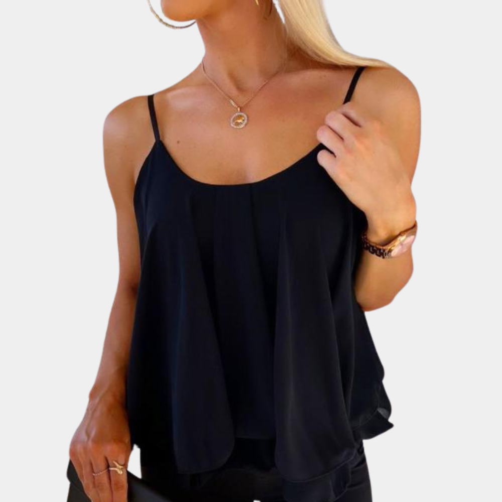 Elegant sommer tanktop uten ermer for kvinner