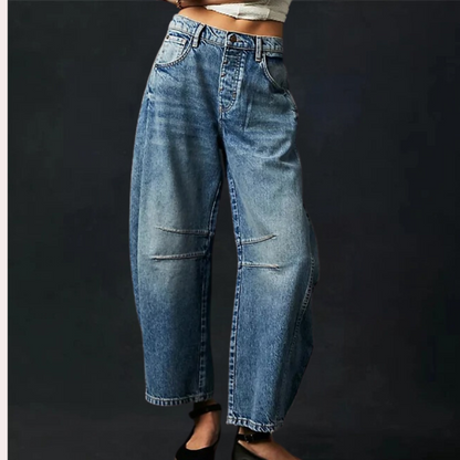 Trendy vide jeans for kvinner