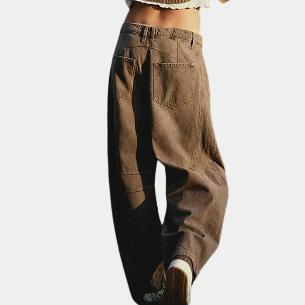 Trendy vide jeans for kvinner