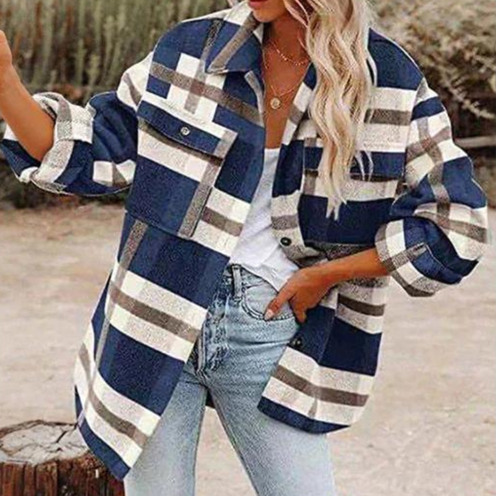 Florentina - Moderne rutete kjole for kvinner