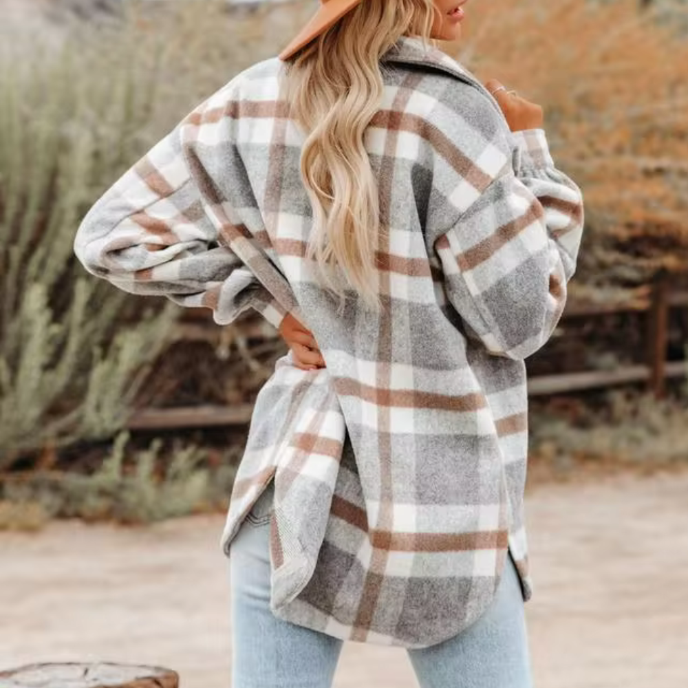 Florentina - Moderne rutete kjole for kvinner