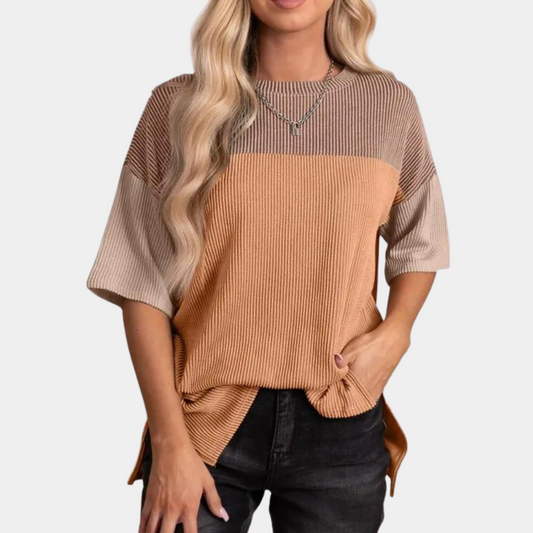 Vanna - Trendy t-skjorte med løs passform for kvinner, perfekt for sommeren