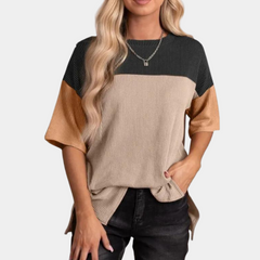 Vanna - Trendy t-skjorte med løs passform for kvinner, perfekt for sommeren
