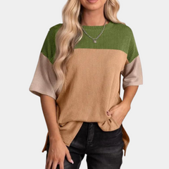Vanna - Trendy t-skjorte med løs passform for kvinner, perfekt for sommeren