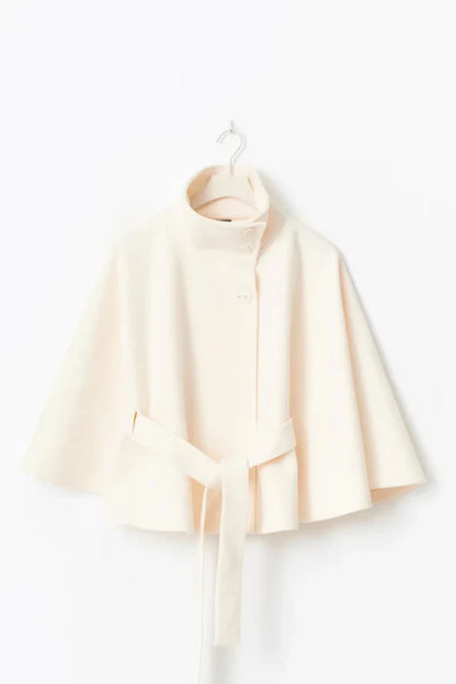 Elegant og Minimalistisk Kåpe-Cape