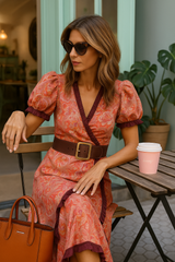 Aurora – Vestido Maxi Rosa Palo
