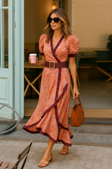 Aurora – Vestido Maxi Rosa Palo