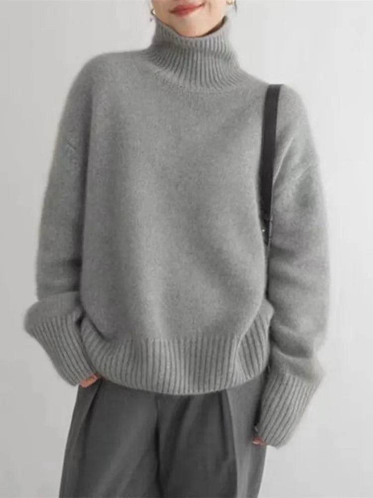 Nathalie | Chic og komfortabel rullekragegenser