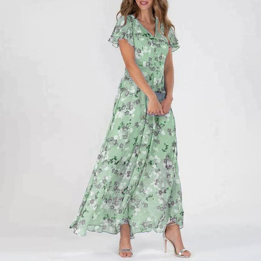 GABRIELLE - Stilig blomsterkjole