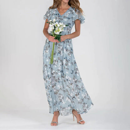 GABRIELLE - Stilig blomsterkjole