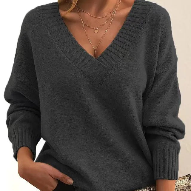 Lania | Moderne genser med V-hals